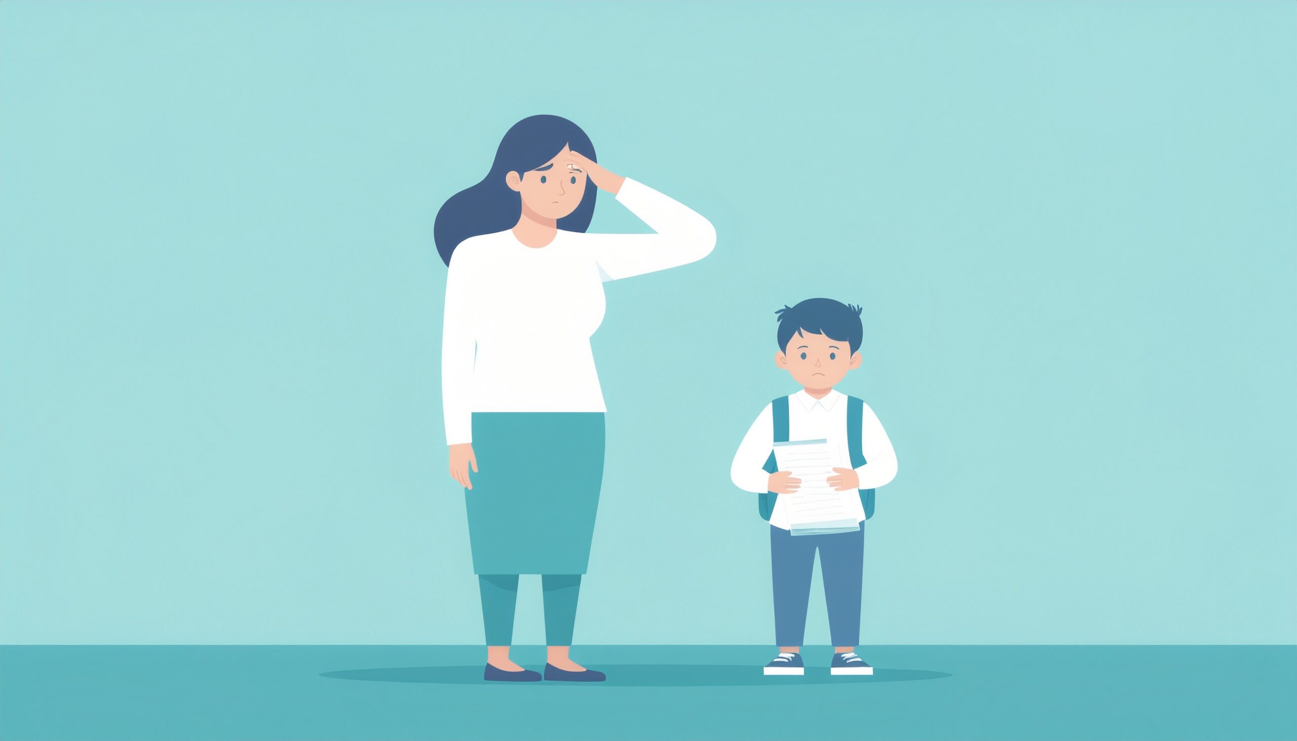 困ったママとぼく